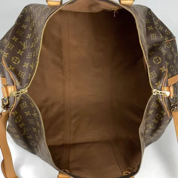 Louis Vuitton Keepall Bandouliere 60 2-Way Shoulder Bag Boston Bag Monogram - Picture 7 of 8